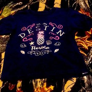 Blue shirt bought from destin Florida